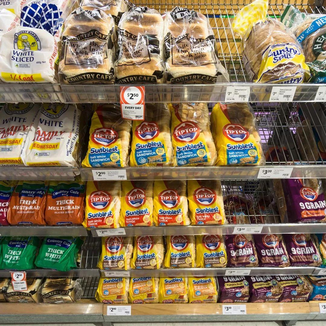 澳洲超市里的面包99的人不知道怎么吃怎样搭配对孩子好只要几块钱就