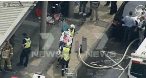 突发！澳洲华人区联邦银行发生自焚爆炸 现场众多华人  共27人受伤