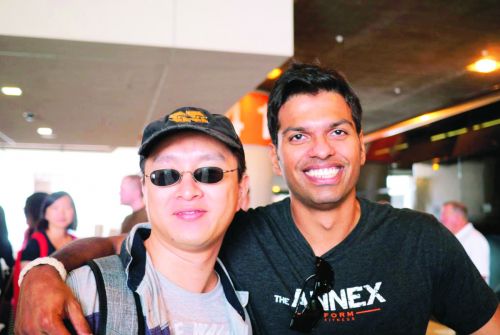 工程师Abhas Sinha有许多非常要好的中国同事。(图片来源:Maitrey Makim供图) ..