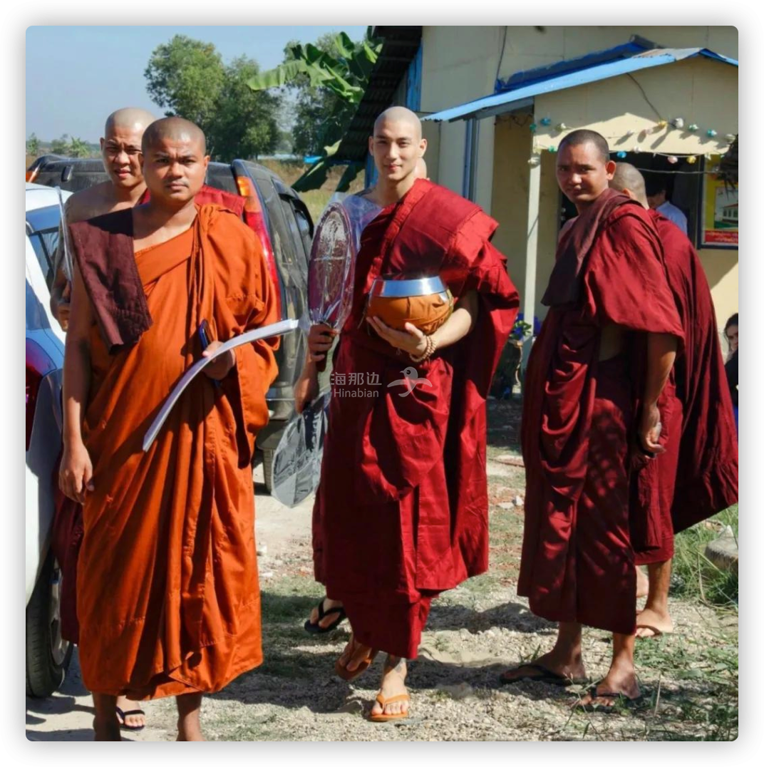 缅甸最帅的和尚留下遗言后走上街头