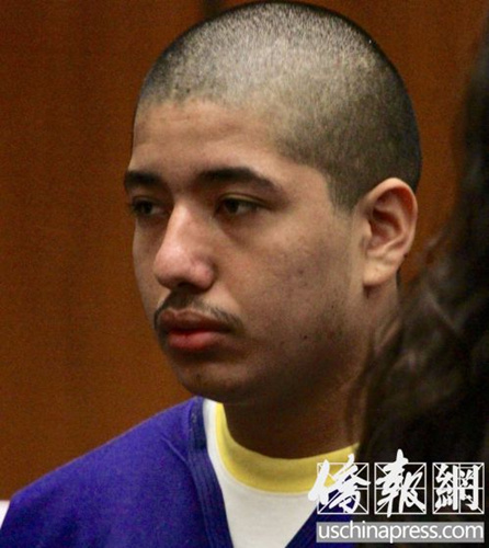 纪欣然命案中的惟一无证移民罪犯迪卡门。(资料图片,邱晨摄) ..