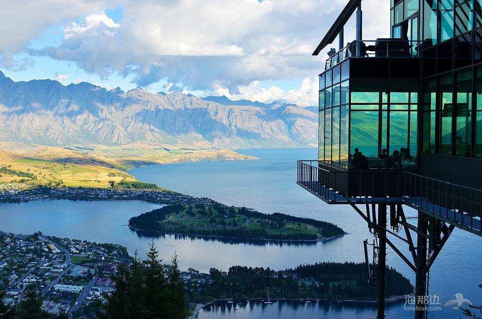 新西兰, 湖, 山, 景观, 大自然, 视图
